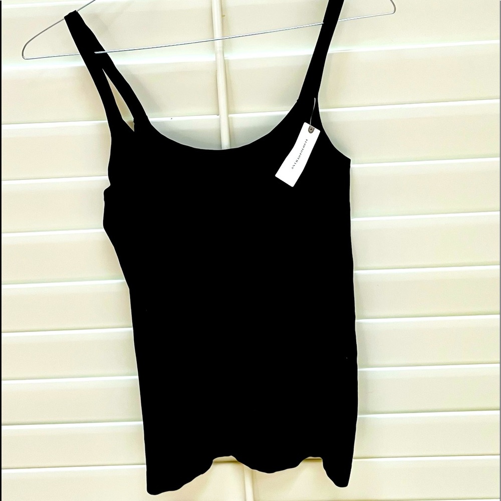 Anthropologie NEW Black Tank Top - Large
